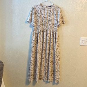 Shein floral nursing dress